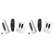 2X G10S Pro Fernbedienung für Android TV Box Sprachfernbedienung 2,4 G Kabellose Maus Gyroskop IR-Fernbedienung LED-Hintergrundbeleuchtung