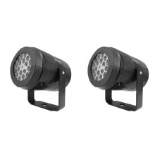 2X Weihnachtsprojektor-Lichter für Den Innenbereich, 16 Muster, LED-Projektor-Licht, USB, 5 V Stromversorgung, Bühnenlicht
