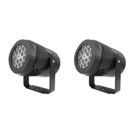 2X Christmas Projector Lights Indoor 16 Patterns Led Projector Light USB 5V Power Stage Light
