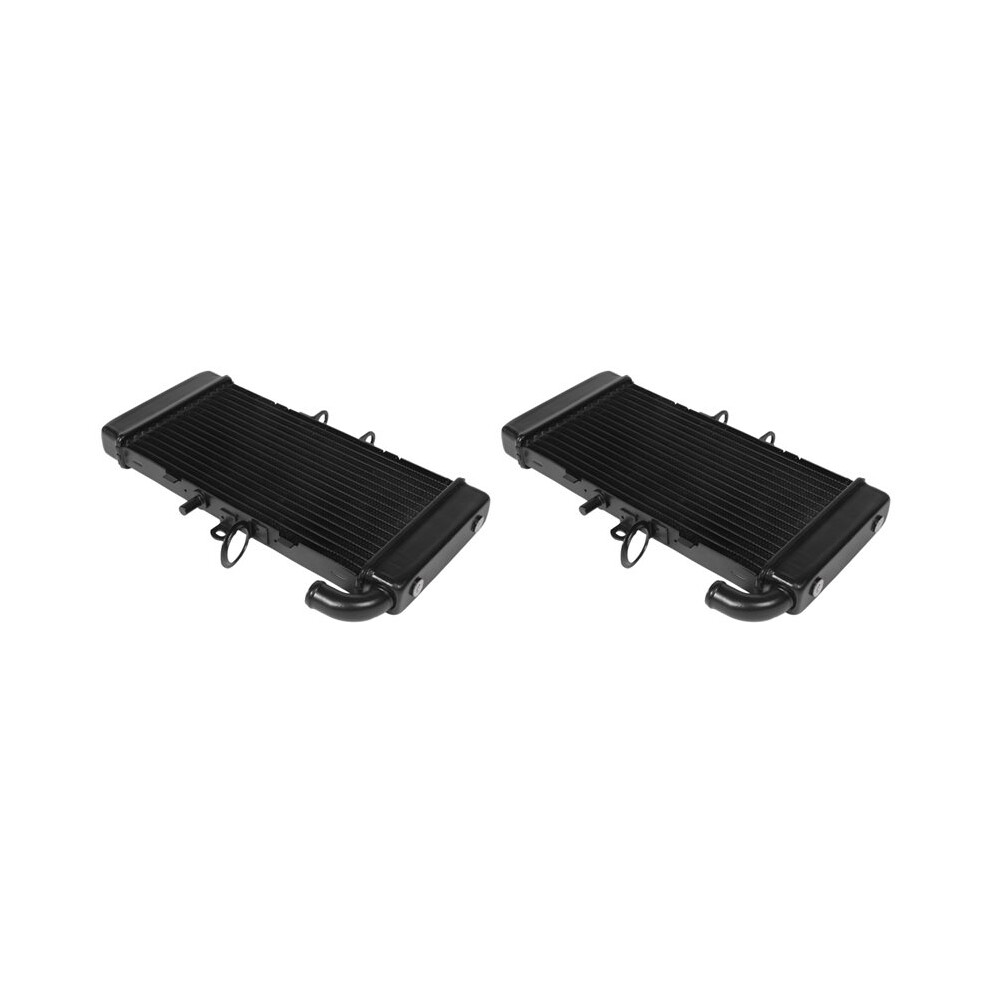 2X Motorcycle Aluminium Radiator Cooler Cooling Water Tank For Cb400 Cb400sf 1992 - 1998 Black 6034127434251
