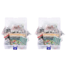 3636PCS DIY Electronics Components Kit Assortment Resistors LED Triode Capacitors Diodes PCB Potentiometer Resistanc