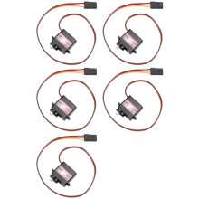 5X 4.3g Digitale Servomotor Hoge Snelheid Stuur RC Servo Metal Gear Servo voor 1/16 1/18 1/24 RC Auto Boot Helikopter