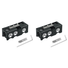 2X Multifunctionele Biljartkeu Tip Shaper Keu Tip Reparatie Gereedschapsset Poolkeu Tip Corrector Biljart Accessoires