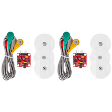 2X Muscle Electrical Sensor Module EMG Signal Collection for Electronic Development Kit,for Mobile Electronics