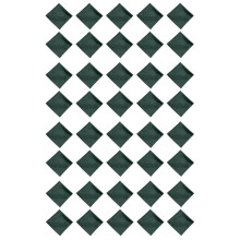 40Pcs 48X48cm Polyester Cloth Napkins for Restaurant Wedding Banquet Dinner Party, Dark Green