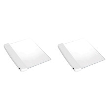 2X LED Flat Panel Night Vision Reading Light, Eye Protection Reading Light Student Night Reading Light White