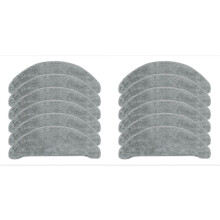12Pcs Mop Cloth Replacement Accessories for  EVE  for Xclea H30 / H40 /  QYSDJ01 Robot Vacuum Cleaner