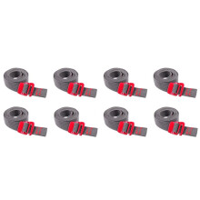 8 Stuks Hiking Spanriemen Gesp Vastzetriemen 1.4m Riem Cargo Riemen Koord Tape Nylon Touw met Snelontgrendelingshaak
