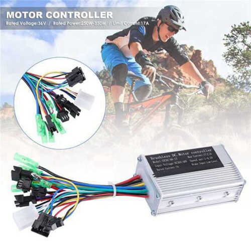 2 St 36V 17A 250W/350W Motorkontroll E-Cykel BorstlöS Hastighetskontroll 2
