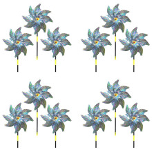 12 Pieces Windmills, Bird Repellent,Fruit Garden,Reflective Windmill, Bird Repellent, Bird Repellent