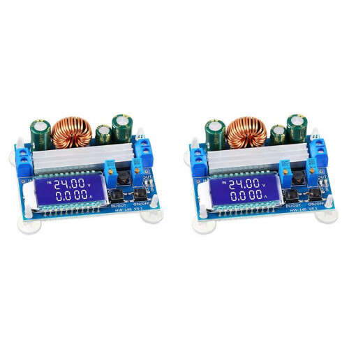 2X 35W  5.5-30V to 0.5-30V Digital LCD Display Automatic Step  Down Buck Boost Converter Power Supply Module