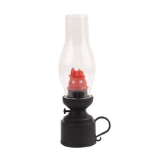 Casifer Night Light Candle Light Flameless Candle Holder Cartoon Anime Flame Lamp with Button Battery Decoration Prop