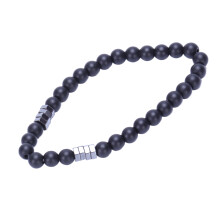 Fashion Geometry Bead Men'S Bracelet Simple Classic Stone Bead Jewelry Bracelet And Bracelet Men'S Jewelry Gift