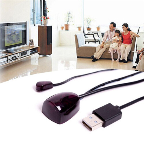 5X IR Extender Infrared IR Remote Control Receiver USB IR Receiver Adapter Transmitter for Cable Box Stereo Receiver 2