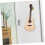 Gold Guitar Wall Hanger and Ukulele Hook, SpaceSaving Mount with Easy Tool Installation 2