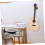 Gold Guitar Wall Hanger and Ukulele Hook, SpaceSaving Mount with Easy Tool Installation 3