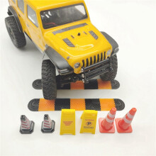 2 Pz 1:18 Simulazione Cintura di Decelerazione/Durto di Velocità/Gobba di Velocità Accessori Scena 1/18 Modello di Auto Parcheggio Sotterraneo