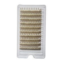 Price Tag Number Letter Price Cube Reusable Mini Digital Price Tag Price Marker Tags Label, Champagne