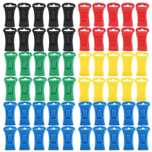 100 Sock Clips for Washing Machine and Dryer with Hooks, Portable Hook Sock Clips Directly in the Drawer Without Folding