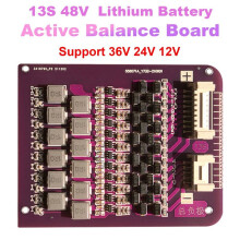 2X 13S 48V LiFePO4 Ternary Lithium Battery Active Balance Board Support 36V 24V 12V Lithium Battery Protection Repairer
