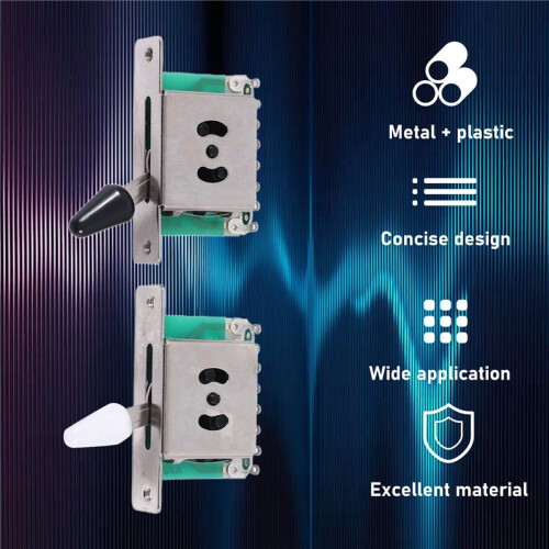 2Pcs 5 Way Pickup Selector Toggle  for ST/SQ Series Electric Guitar Shift Switchs 2