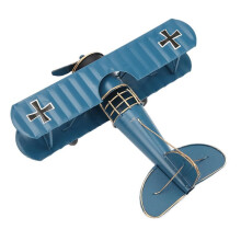 5X Aircraft Model Decoration Vintage Biplane Handmade Home Decorations Desktop Decoration Desktop Decoration Aircraft