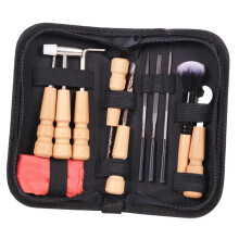 Guitar  Tool Kit with Smooth Fret Polishing and Precise Bridge and Nut Adjustment