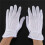 8 Pair Protective Anti-Slip White Cotton Work Driving Gloves 8