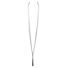 4X Silver Tone Slanted Flat Tip Metal Hair Eyebrow Tweezer Cosmetic Tool for Lady