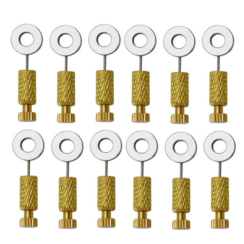 24Pcs DIY Tools Handmade Leather Goods Tools Suture Fixing Needle Leather Goods Fixed Needle Stitching 0-6mm 1