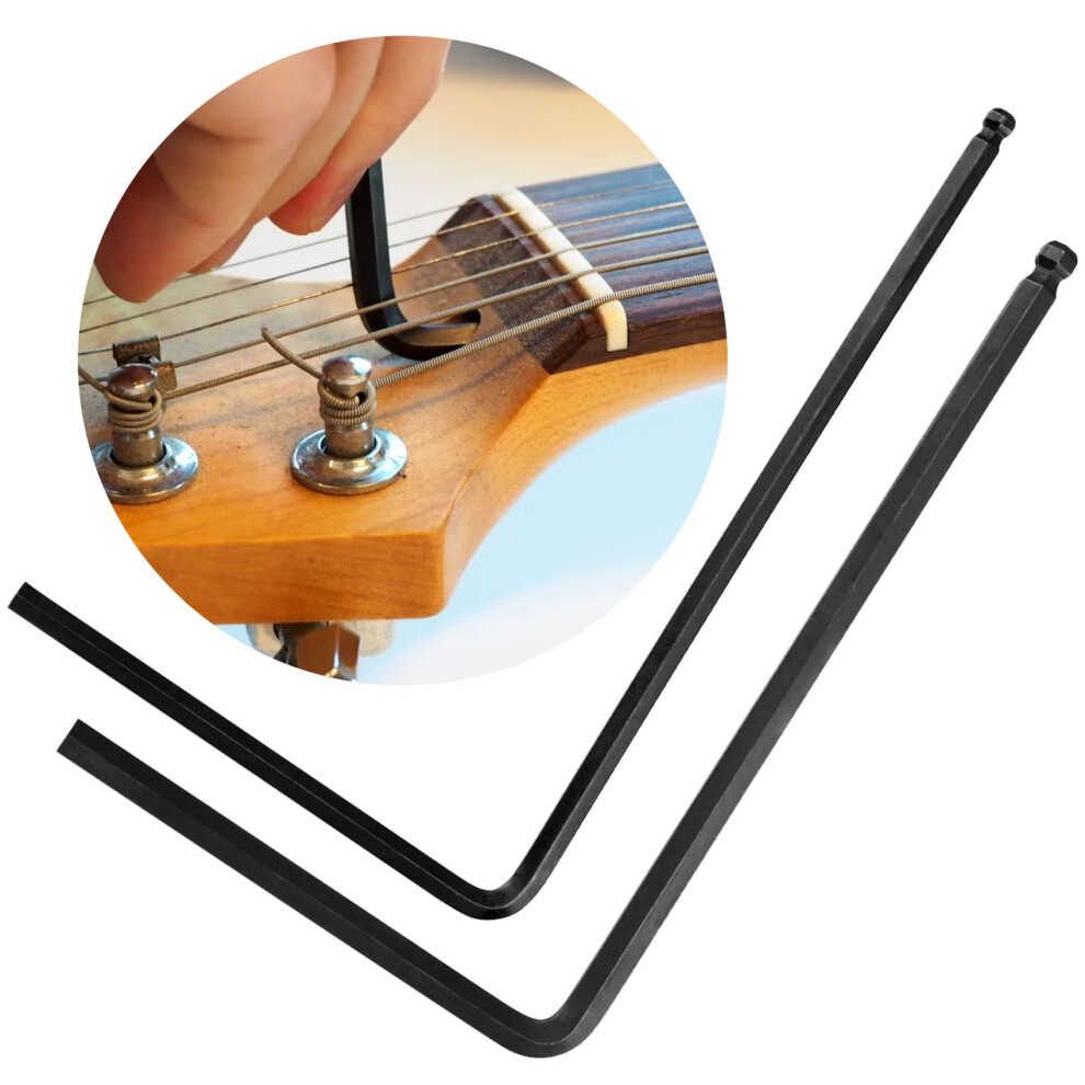 Guitar Truss Rod Wrench Set 4Mm And 5Mm Ball End Hex Key For Acoustic And Martin Guitars Adjustment 9455672247283