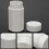 Plastic Empty Medicine Bottles Pill Tablet Container Holder 3pcs White 6