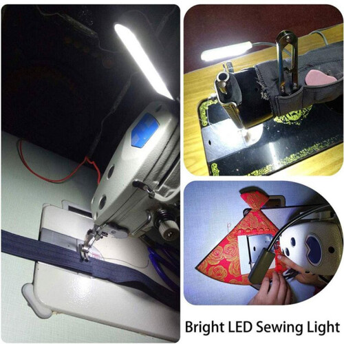 3X 30 LED Sewing Machine Light Sewing Lighting for Workbench Lathe Drill Press Flexible Gooseneck Arm Work Lamp US Plug 1