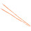 Trainers Replacement 8mm Wide Orange Flat String Shoelace 4 Pair 3