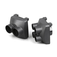 75Mm Uitlaatpijp Connector Cover Fit Auto Air Standkachel Vrachtwagen Boot Auto Heater AirVent Cover 1 Gat Tot 4 Gaten