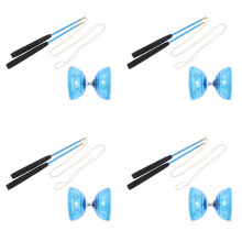 4X Three-Bearing Double- Diabolo Fitness Toy Outdoor Diabolo Yo-Yo Diabolo Elderly Children'S Toys