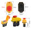 2X YH02-A Electromagnetic  250V 16A 4PIN Start Push Button for Machine Tool Equipment Waterproof 5