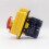 2X YH02-A Electromagnetic  250V 16A 4PIN Start Push Button for Machine Tool Equipment Waterproof 6