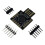 2X for Beetle Leonardo USB ATMEGA32U4  Development Board PRO-MICRO Multifunction Portable Convenient Module,Black 2