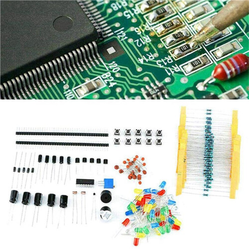 3636PCS DIY Electronics Components Kit Assortment Resistors LED Triode Capacitors Diodes PCB Potentiometer Resistanc 2