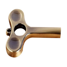 Drum Tuning Key Wrench with Compact Golden Design for Precise Percussion Adjustment