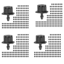 600 St Justerbara Bevattningsdroppar Sprinklers 1/4 Tums Emitter Droppare Droppbevattningssprinkler för Gräsmatta