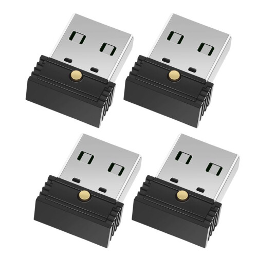 4X USB Mouse Jiggler, Automatic Computer Mouse Mover Jiggler, Keeps Computer Awake,Simulate Mouse Movement