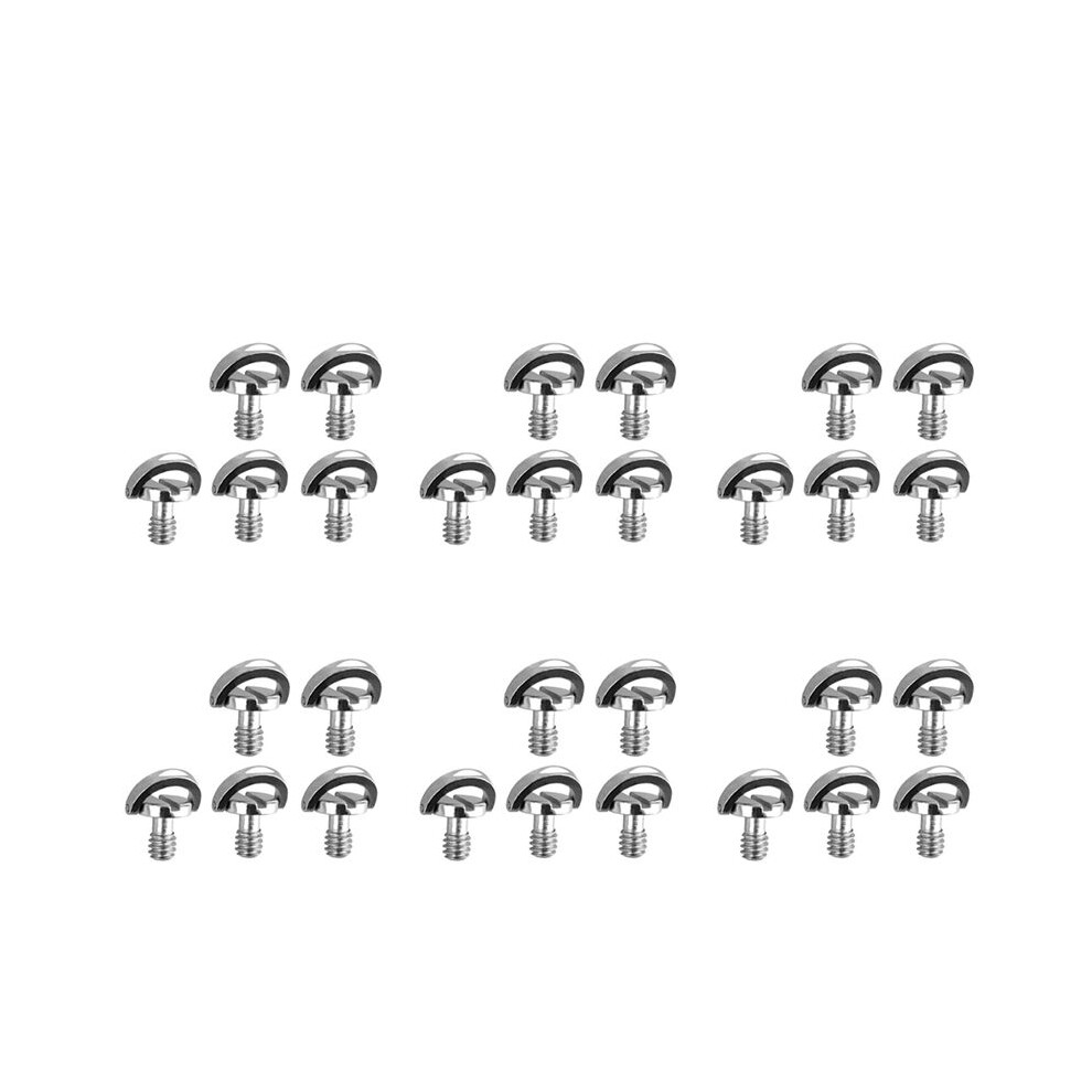 30 Pack 1/4Inch Quick Release Plate Mounting Screw D-Ring D Shaft Qr Screw Adapter Mount For Dslr Camera Tripod Monopod 6033949147813