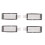 4X Luce Targa Un LED per Auto per Dacia Duster 10-15 1