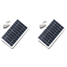 2X 5V High Power USB Solar Panel Outdoor Wasserdichte Wanderung Camping Tragbare Zellen Batterie Solarladegerät für Handy