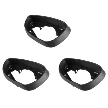 3X Car Left Side Door Wind Rearview Mirror Cover Frame for  Fiesta MK7 2009-2017