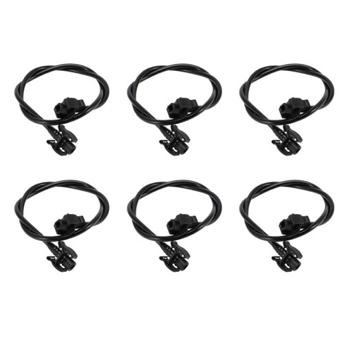 6X Car Rubber Hose Water Return Radiator Scavenging Pipe for / 1323Y2 1