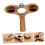 Drum Tuning Key Wrench with Compact Golden Design for Precise Percussion Adjustment 2