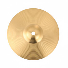 Drum Cymbal Set 7.67 Inch Compact Brass Crash Ride HiHat with Durable Traditional Finish